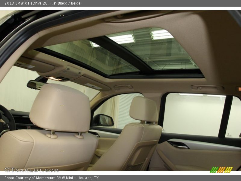 Jet Black / Beige 2013 BMW X1 sDrive 28i