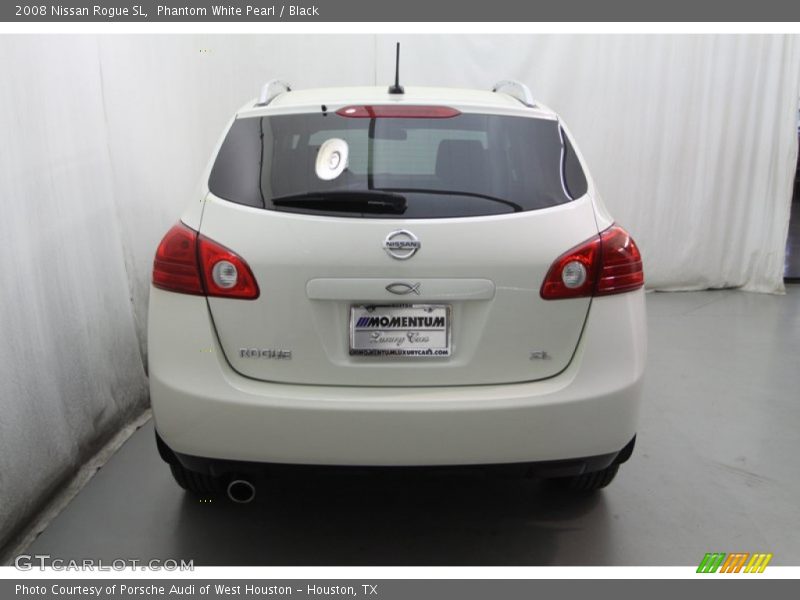 Phantom White Pearl / Black 2008 Nissan Rogue SL
