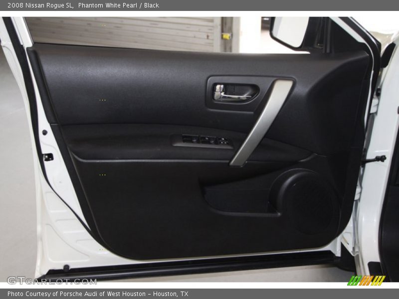 Phantom White Pearl / Black 2008 Nissan Rogue SL