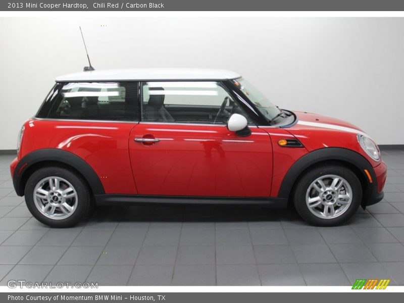 Chili Red / Carbon Black 2013 Mini Cooper Hardtop