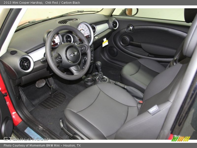Chili Red / Carbon Black 2013 Mini Cooper Hardtop
