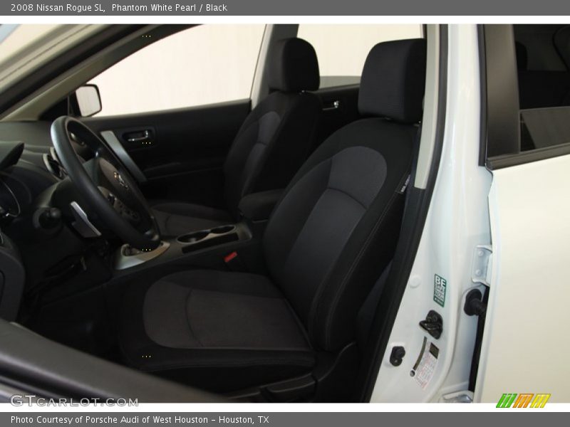 Phantom White Pearl / Black 2008 Nissan Rogue SL
