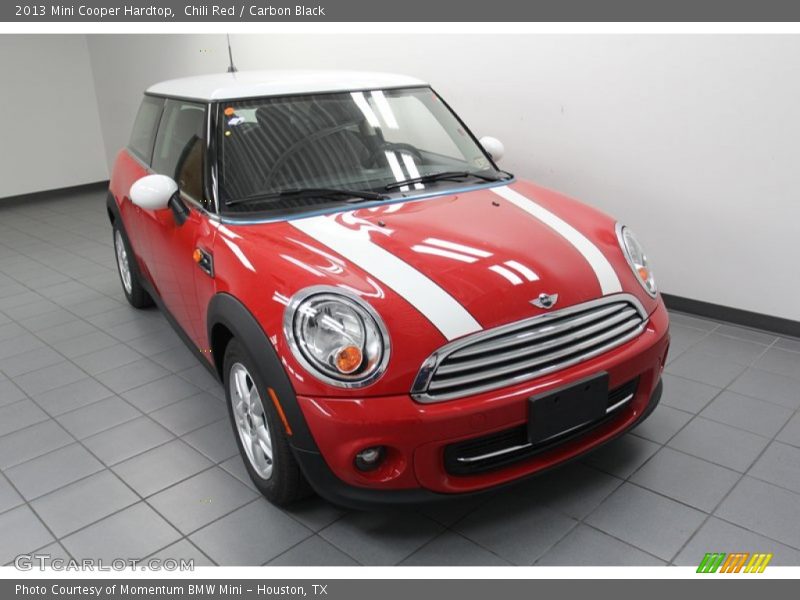 Chili Red / Carbon Black 2013 Mini Cooper Hardtop