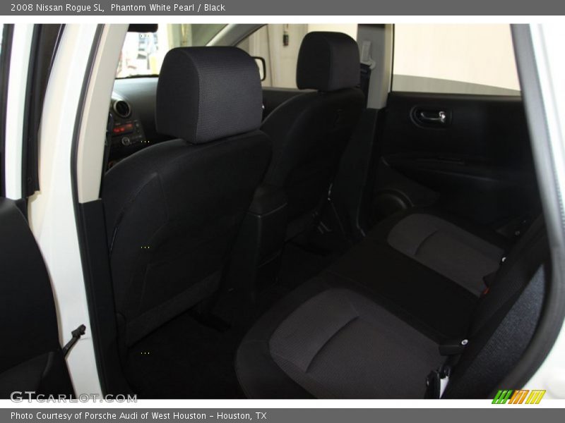 Phantom White Pearl / Black 2008 Nissan Rogue SL