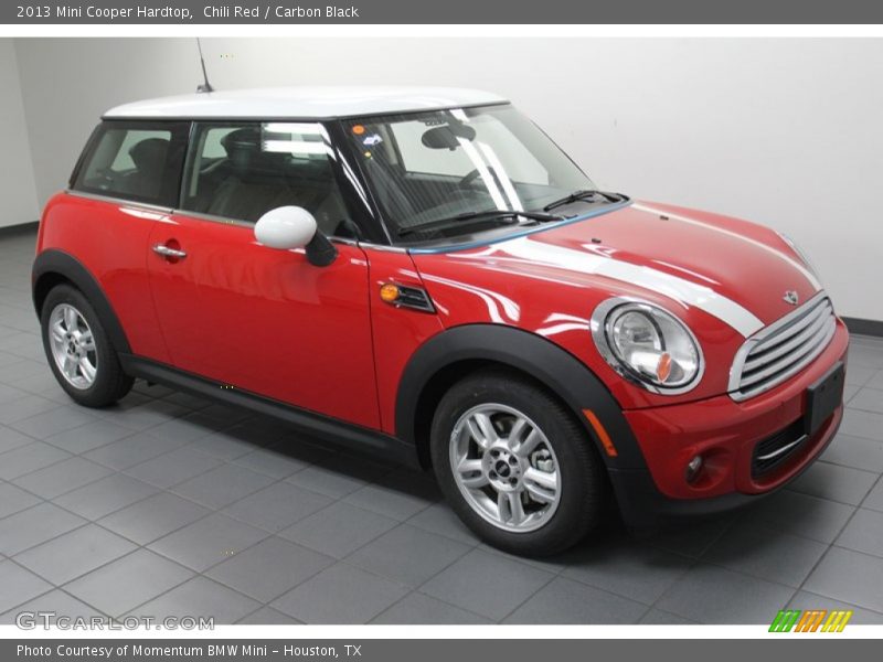 Chili Red / Carbon Black 2013 Mini Cooper Hardtop