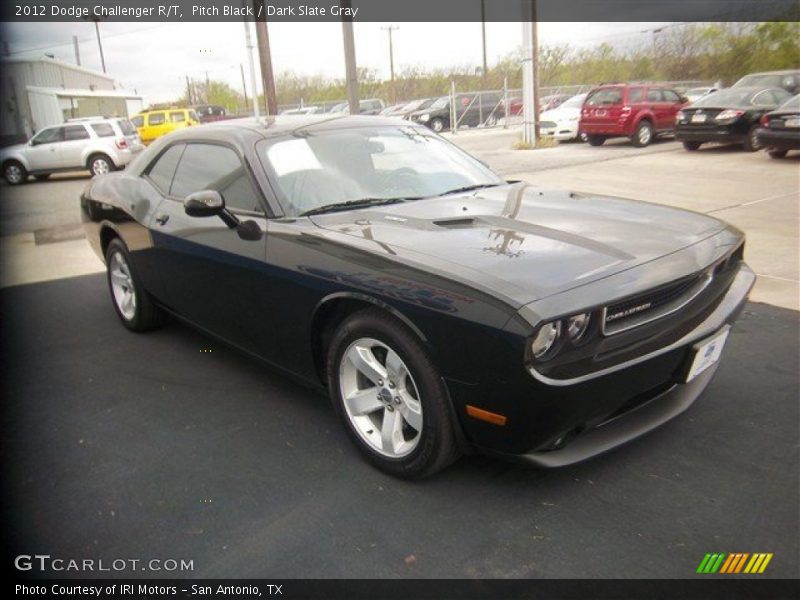 Pitch Black / Dark Slate Gray 2012 Dodge Challenger R/T