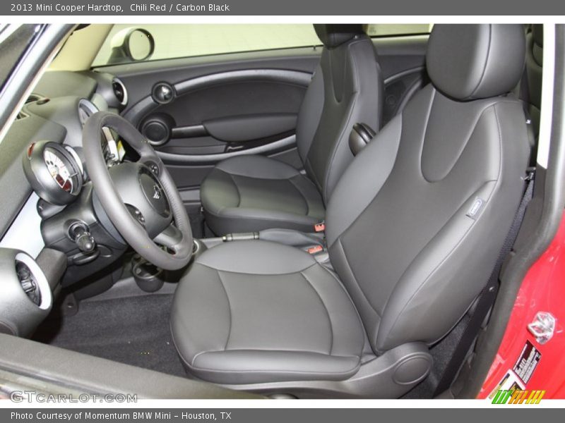 Chili Red / Carbon Black 2013 Mini Cooper Hardtop