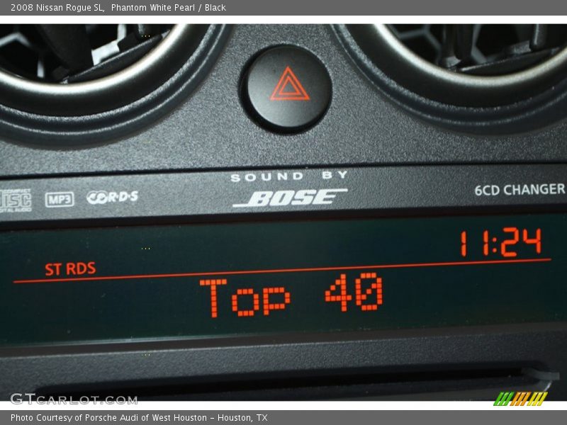Phantom White Pearl / Black 2008 Nissan Rogue SL