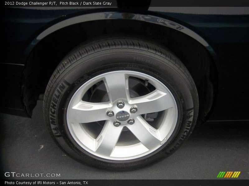 Pitch Black / Dark Slate Gray 2012 Dodge Challenger R/T