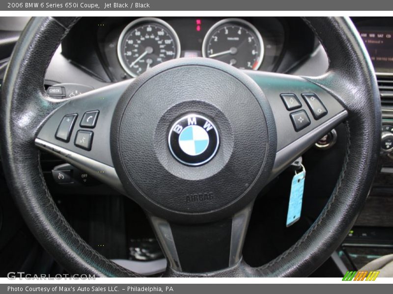 Jet Black / Black 2006 BMW 6 Series 650i Coupe