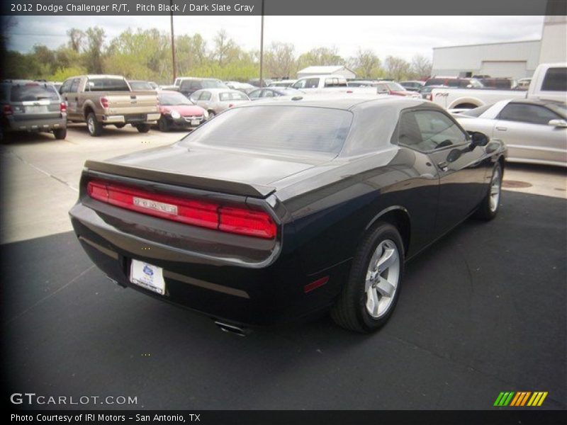 Pitch Black / Dark Slate Gray 2012 Dodge Challenger R/T