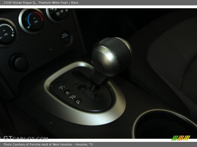 Phantom White Pearl / Black 2008 Nissan Rogue SL