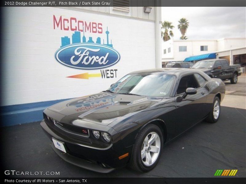 Pitch Black / Dark Slate Gray 2012 Dodge Challenger R/T