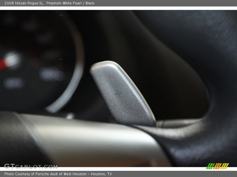 Phantom White Pearl / Black 2008 Nissan Rogue SL