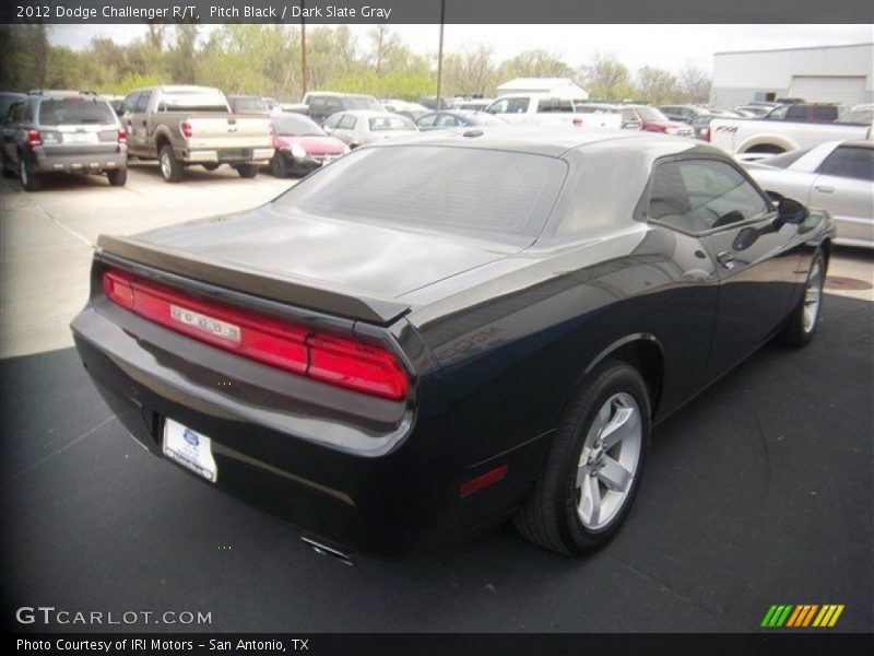 Pitch Black / Dark Slate Gray 2012 Dodge Challenger R/T