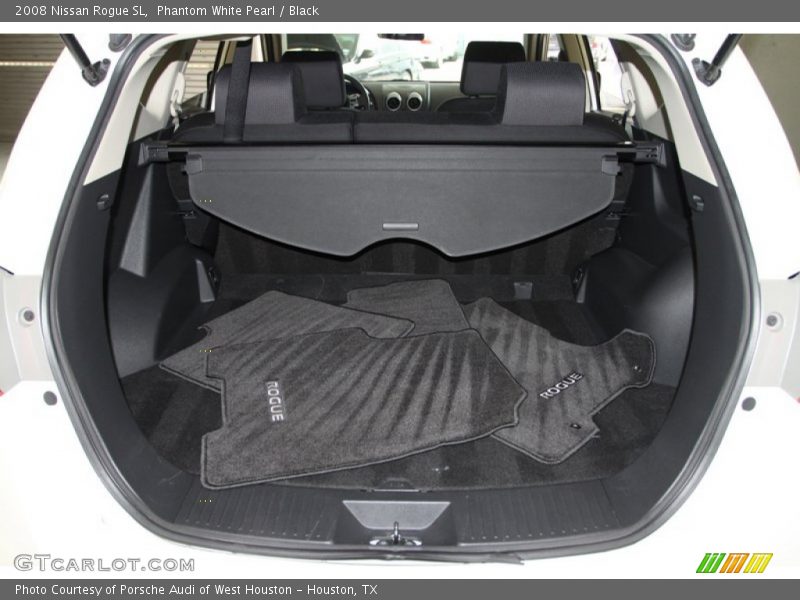 Phantom White Pearl / Black 2008 Nissan Rogue SL