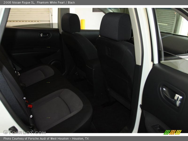 Phantom White Pearl / Black 2008 Nissan Rogue SL