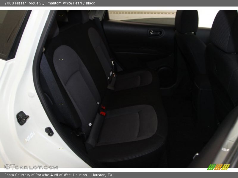 Phantom White Pearl / Black 2008 Nissan Rogue SL