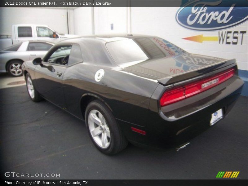 Pitch Black / Dark Slate Gray 2012 Dodge Challenger R/T