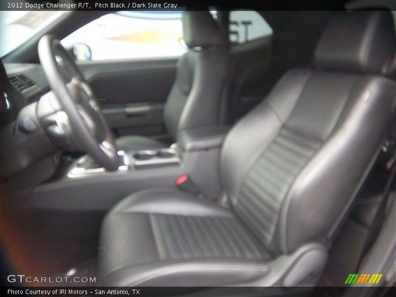 Pitch Black / Dark Slate Gray 2012 Dodge Challenger R/T
