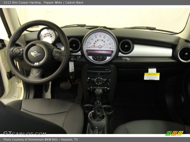 Pepper White / Carbon Black 2013 Mini Cooper Hardtop