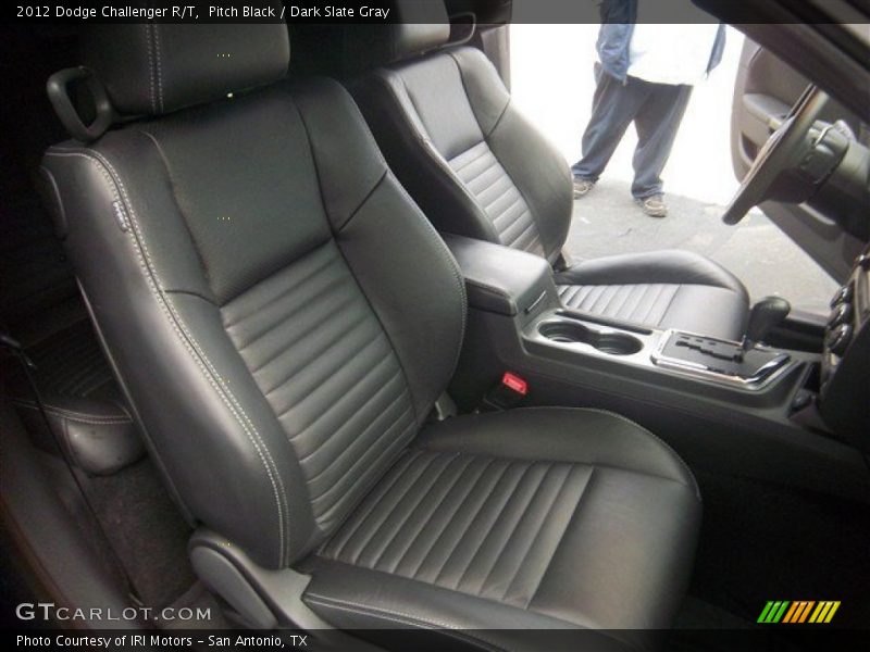 Pitch Black / Dark Slate Gray 2012 Dodge Challenger R/T