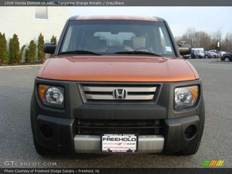 Tangerine Orange Metallic / Gray/Black 2008 Honda Element LX AWD