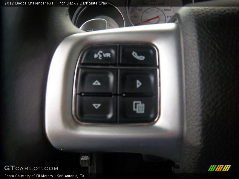 Pitch Black / Dark Slate Gray 2012 Dodge Challenger R/T