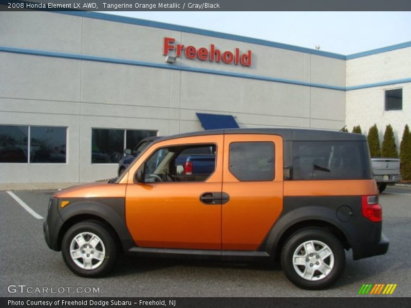 Tangerine Orange Metallic / Gray/Black 2008 Honda Element LX AWD