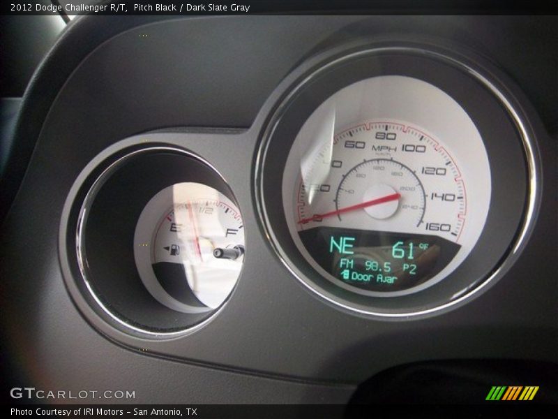 Pitch Black / Dark Slate Gray 2012 Dodge Challenger R/T