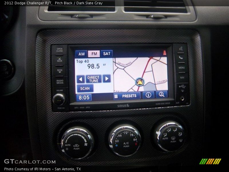 Pitch Black / Dark Slate Gray 2012 Dodge Challenger R/T