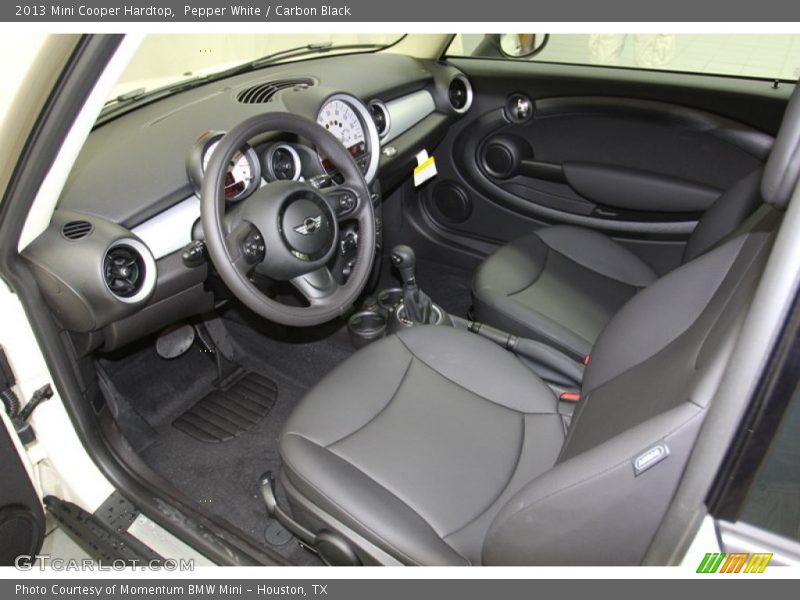Pepper White / Carbon Black 2013 Mini Cooper Hardtop
