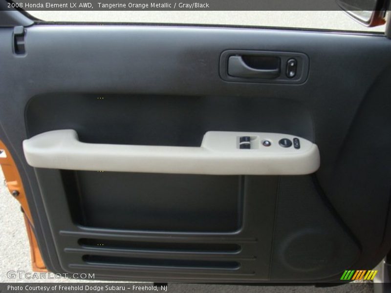 Tangerine Orange Metallic / Gray/Black 2008 Honda Element LX AWD