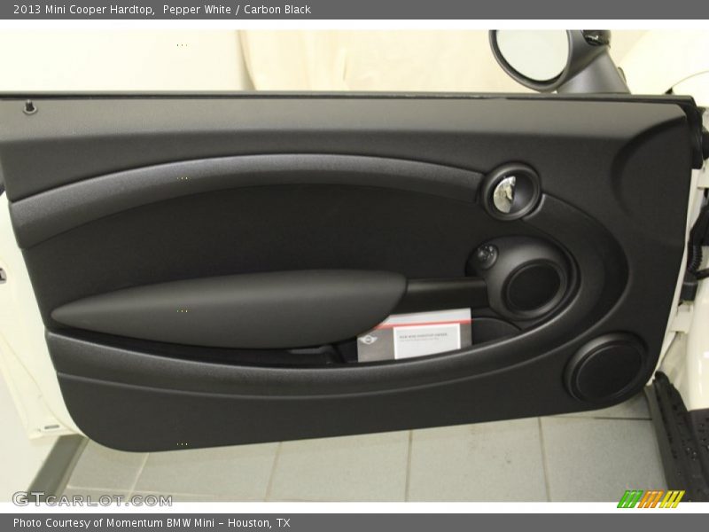 Pepper White / Carbon Black 2013 Mini Cooper Hardtop