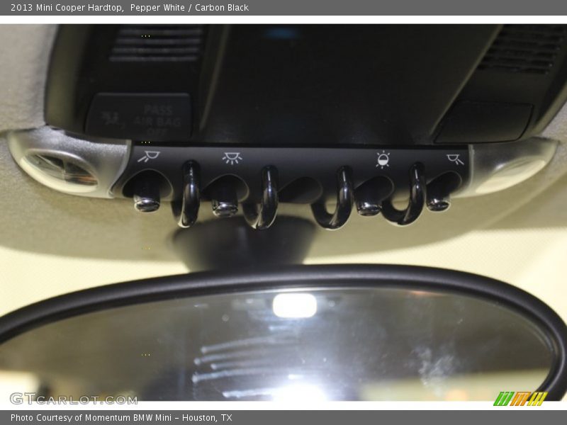 Pepper White / Carbon Black 2013 Mini Cooper Hardtop