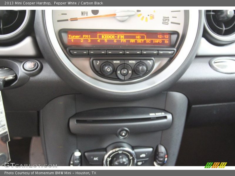 Pepper White / Carbon Black 2013 Mini Cooper Hardtop