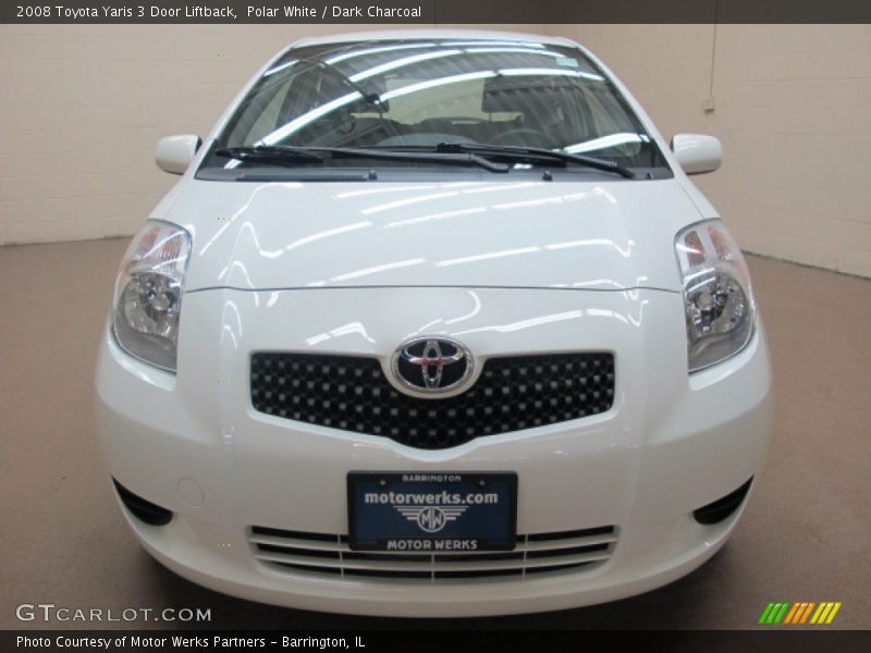 Polar White / Dark Charcoal 2008 Toyota Yaris 3 Door Liftback