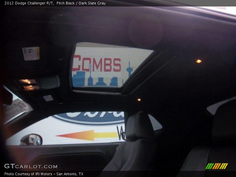 Pitch Black / Dark Slate Gray 2012 Dodge Challenger R/T
