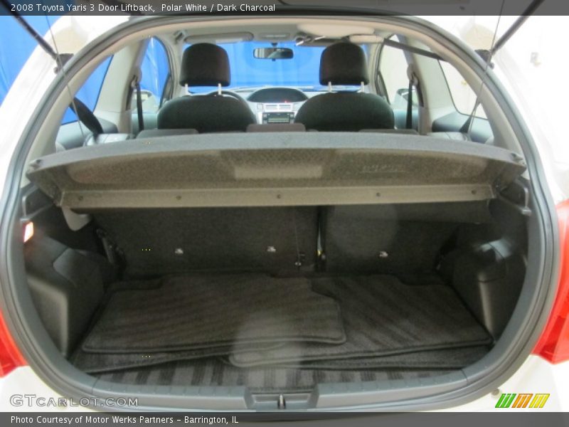 Polar White / Dark Charcoal 2008 Toyota Yaris 3 Door Liftback