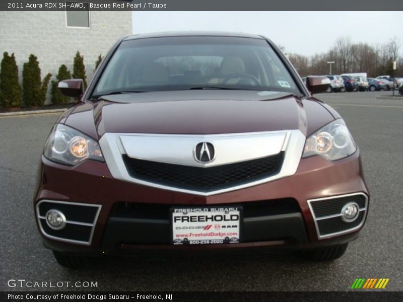 Basque Red Pearl / Taupe 2011 Acura RDX SH-AWD