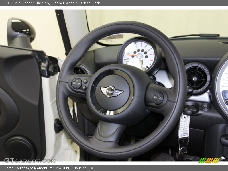Pepper White / Carbon Black 2013 Mini Cooper Hardtop