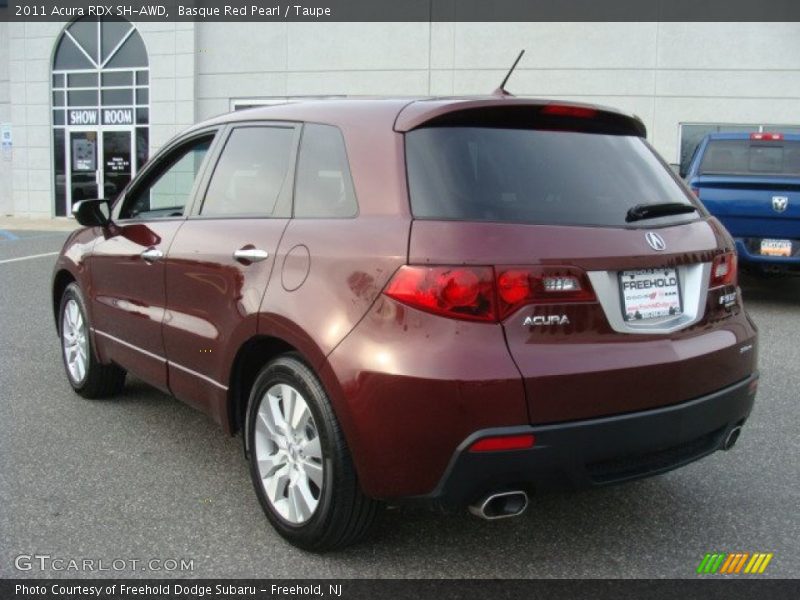 Basque Red Pearl / Taupe 2011 Acura RDX SH-AWD