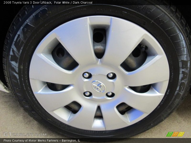 Polar White / Dark Charcoal 2008 Toyota Yaris 3 Door Liftback