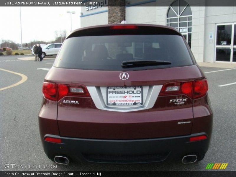 Basque Red Pearl / Taupe 2011 Acura RDX SH-AWD
