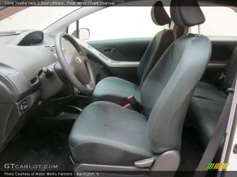 Polar White / Dark Charcoal 2008 Toyota Yaris 3 Door Liftback
