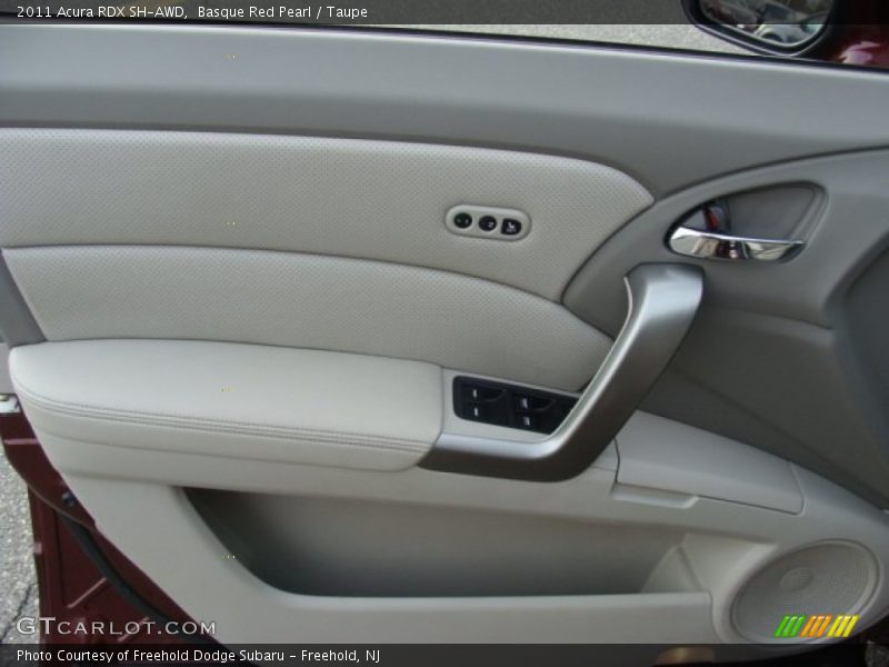 Basque Red Pearl / Taupe 2011 Acura RDX SH-AWD