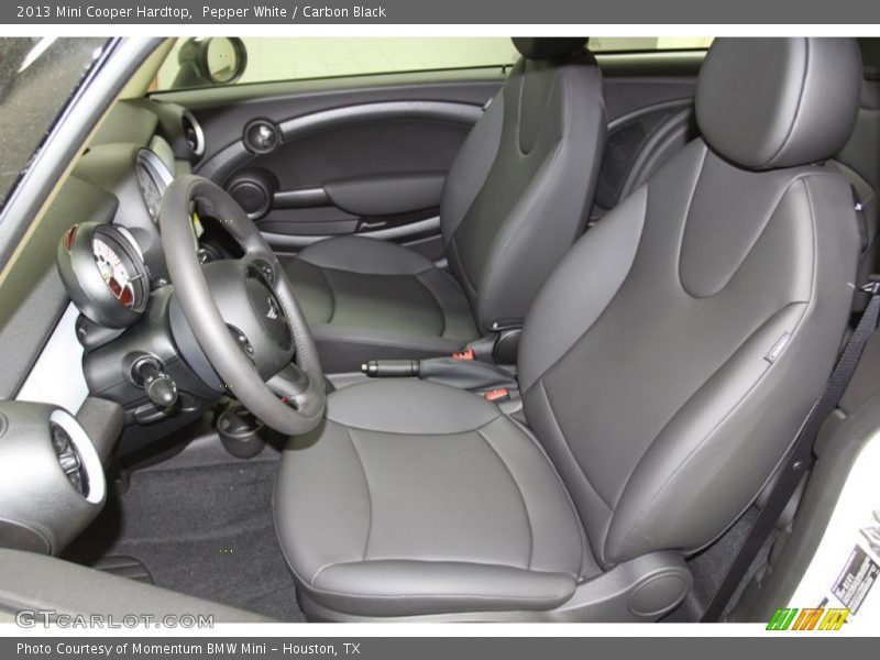 Pepper White / Carbon Black 2013 Mini Cooper Hardtop