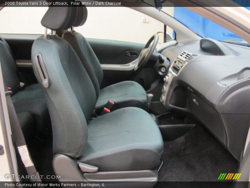 Polar White / Dark Charcoal 2008 Toyota Yaris 3 Door Liftback