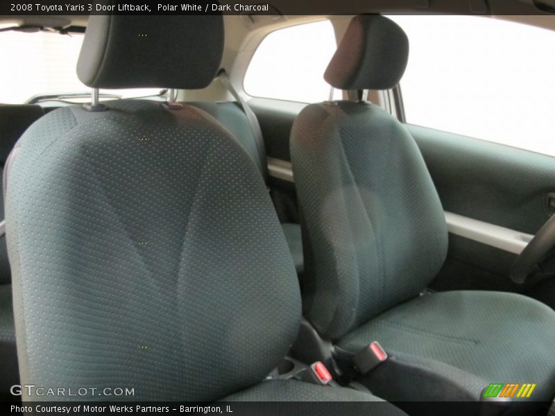 Polar White / Dark Charcoal 2008 Toyota Yaris 3 Door Liftback