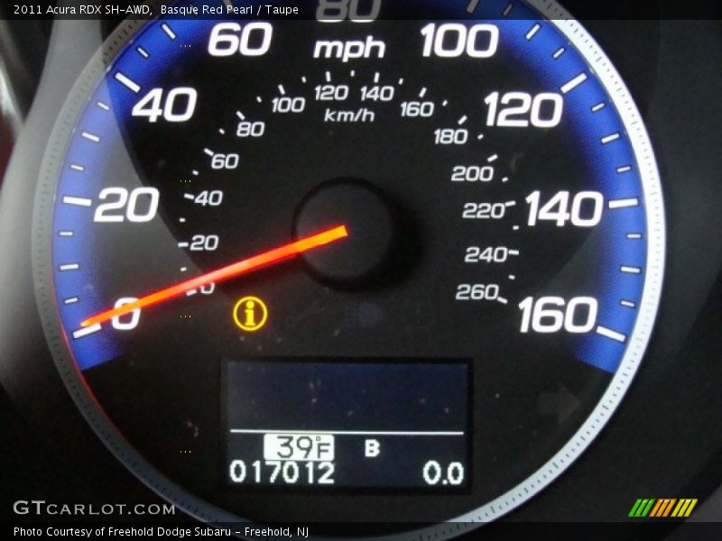 Basque Red Pearl / Taupe 2011 Acura RDX SH-AWD